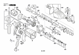 BOSCH Polschuh 230V | Ersatzteile für 1762 | 2610Z04478