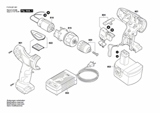 BOSCH Schaltersatz | Ersatzteile fr 2212 | 1619P03077