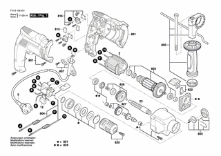 BOSCH Ankersatz 230V | Ersatzteile für 1023 | 2610Z01523