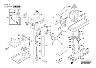 BOSCH Arbeitsplatte | Ersatzteile fr 3010 | 1619PA3027