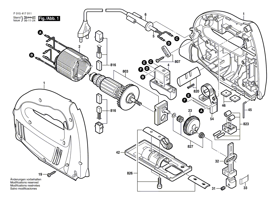 BOSCH Hubstange | Ersatzteile für 4170 - F015417011 | 2610395435