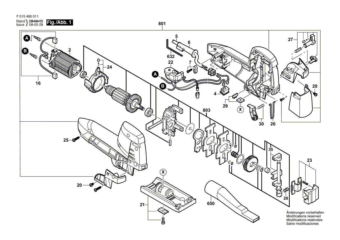 BOSCH Hubstange | Ersatzteile für 4800 - F015480013 | 2610398530