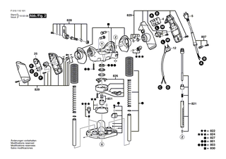 BOSCH B�rstenhalter | Ersatzteile f�r 1101 | 2610Z00965