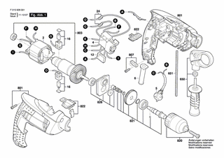 BOSCH Knopfsatz | Ersatzteile für 6290 | 2610Z03512