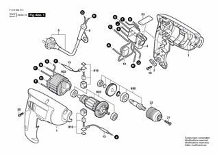 BOSCH Schraube | Ersatzteile fr 6545 | 1619X02344