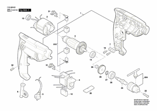 BOSCH Gehuseschale | Ersatzteile fr 6806 | 1619PA5440
