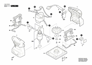 BOSCH Schelle | Ersatzteile für 7333 | 1619PA6315