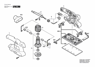 BOSCH Polschuh 230-240V | Ersatzteile fr 7335 | 1619X02192