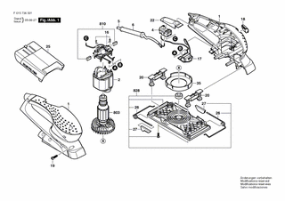 BOSCH Schwingbein | Ersatzteile fr 7365 | 2609001312