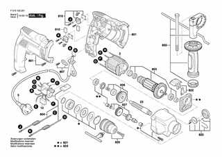 BOSCH Knopfsatz | Ersatzteile für 1022 | 2610Z01006
