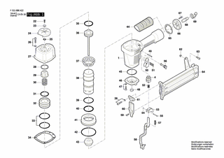 BOSCH Sicherheitshebel | Ersatzteile fr 8864 | 1619PA5416