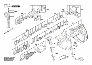 BOSCH Knopfsatz | Ersatzteile für 1764 | 2610Z03864