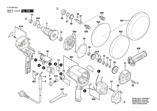 BOSCH Welle | Ersatzteile fr 9082 | 1619PA6714