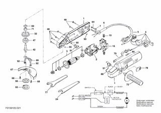 BOSCH Innensechskantschraube | Ersatzteile fr 9105 H2 | 2610992206