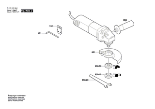 BOSCH Sechskantmutter DIN 934-M6-8-A | Ersatzteile f�r 9133 | 2915011007