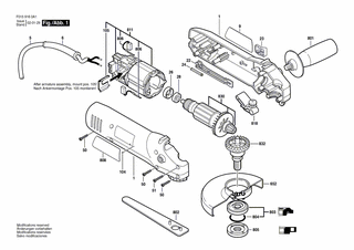 BOSCH Spindelgruppe | Ersatzteile für 9160 | 1607000717