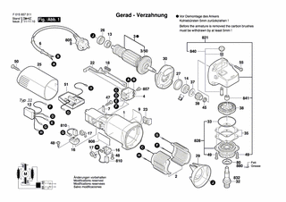 BOSCH Zweilochmutter | Ersatzteile fr 9373 | 1619P09976
