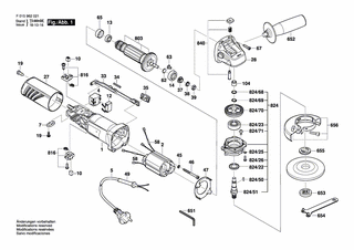 BOSCH Sechskantmutter | Ersatzteile fr 9620 | 1619PA0800
