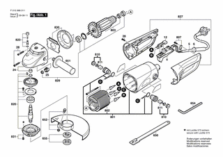 BOSCH Getriebegehuse | Ersatzteile fr 9680 | 1619P05080