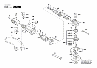 BOSCH Polschuh 220-240V | Ersatzteile fr 9750 | 1619PA1743