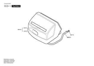 BOSCH Haltebügel | Ersatzteile für ROYALE 20 | F016102731