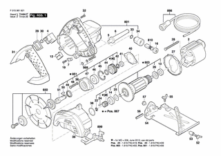 BOSCH Kohlebrstensatz | Ersatzteile fr 9816 | 1619PA4025