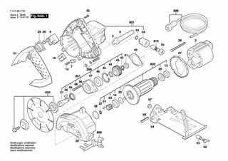 BOSCH Verschlussscheibe | Ersatzteile für 9817 | 1619PA3422