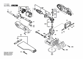 BOSCH Feststelleinheit | Ersatzteile für 1820 | 2609000249