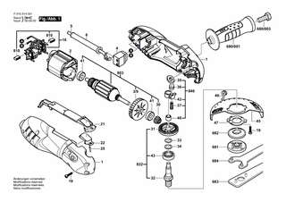BOSCH Feststelleinheit | Ersatzteile für 9145 | 2609000249