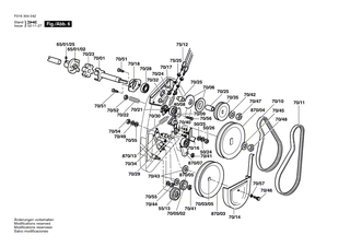BOSCH Kreuzschlitzschraube M5 | Ersatzteile f�r P17S | F016A57756