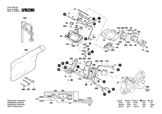 BOSCH Endkappe | Ersatzteile f�r GCM 10 SD | 2610919267