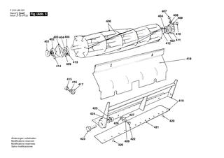 BOSCH Abdeckblende | Ersatzteile für ROYALE B24 | F016101082