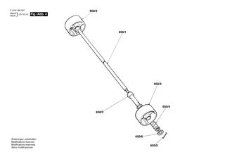 BOSCH Stützrohr | Ersatzteile für ROYALE B24 | F016101106