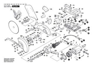 BOSCH Schraube | Ersatzteile für GCM 10 | 2610355338