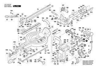 BOSCH Klauenring | Ersatzteile für GCM 12 SD | 2610915746