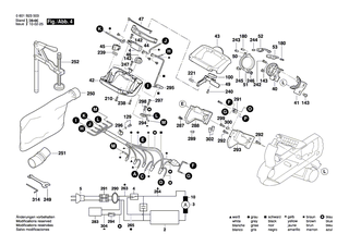 BOSCH Klauenring | Ersatzteile für GCM 12 SD | 2610915746