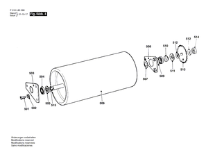 BOSCH Schraube 1/4 UNF-LH X 1/2 | Ersatzteile fr COMMODORE B14E | F016L20263