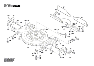 BOSCH Flansch | Ersatzteile f�r GCM 12 SD | 1609902234