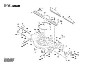 BOSCH Ausgleichscheibe | Ersatzteile für GCM 10 SD | 2610911937