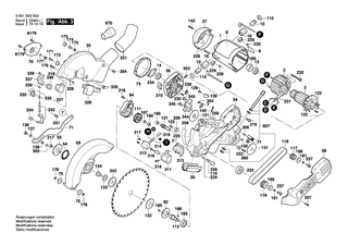 BOSCH Ausgleichscheibe | Ersatzteile für GCM 10 SD | 2610911937