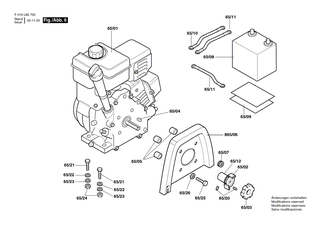 BOSCH Bremsbacke | Ersatzteile f�r ROYALE B20 | F016102253