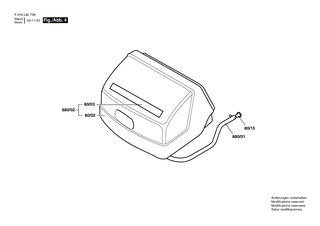 BOSCH Bolzen | Ersatzteile f�r ROYALE B24R | F016L37200