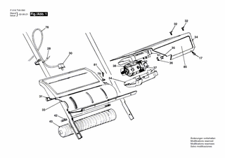 BOSCH Netzanschlussleitung GB 22m 2 x 0,75mm without plug | Ersatzteile für LAWNRAKE RE30 | F016104085