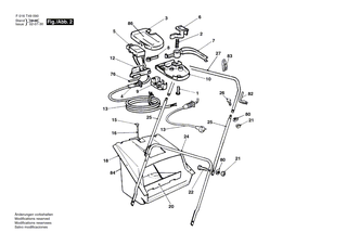 BOSCH Schaltkasten | Ersatzteile für LAWNRAKE RE30 | F016T49432