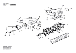 BOSCH Schaltkasten | Ersatzteile für LAWNRAKE RE30 | F016T49432