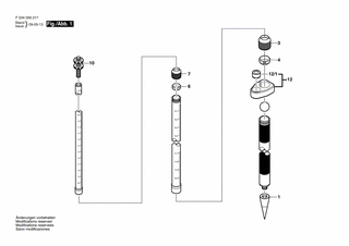 BOSCH Stellschraube | Ersatzteile fr 4212TMA | 2610A10375