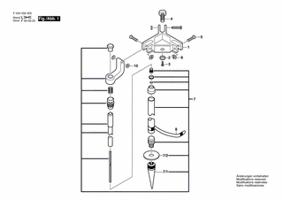 BOSCH Scheibe | Ersatzteile fr 4250X | 2610A10398