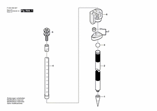 BOSCH Stellschraube | Ersatzteile fr 4509TMA | 2610A10375