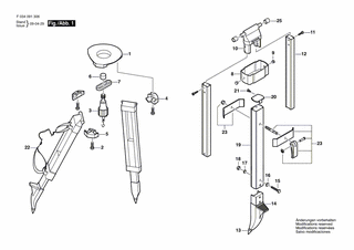 BOSCH Schwenkspanner | Ersatzteile für ALQRI20 Schwarz | 2610A09394
