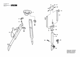 BOSCH Abdrckvorrichtung | Ersatzteile fr ALQC25 Orange | 2610A09521